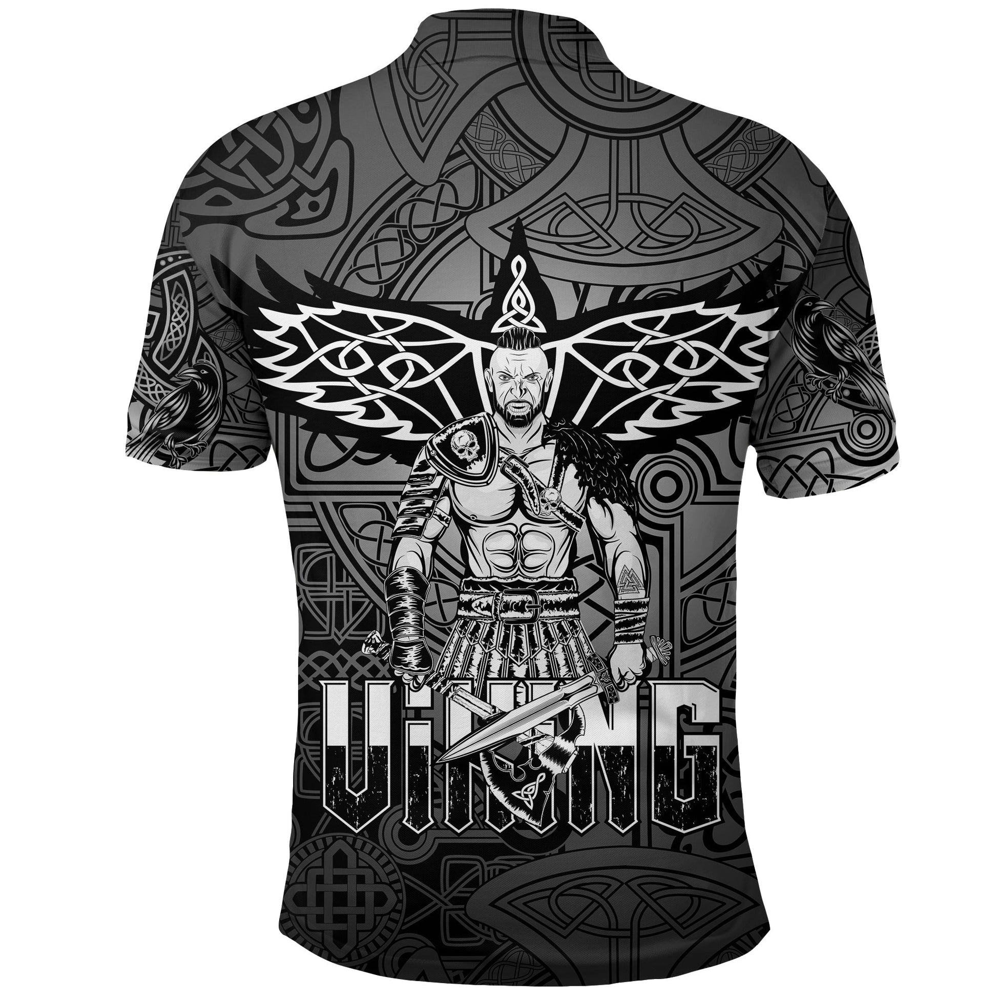 Viking Polo Shirt Celtic Warrior RLT12