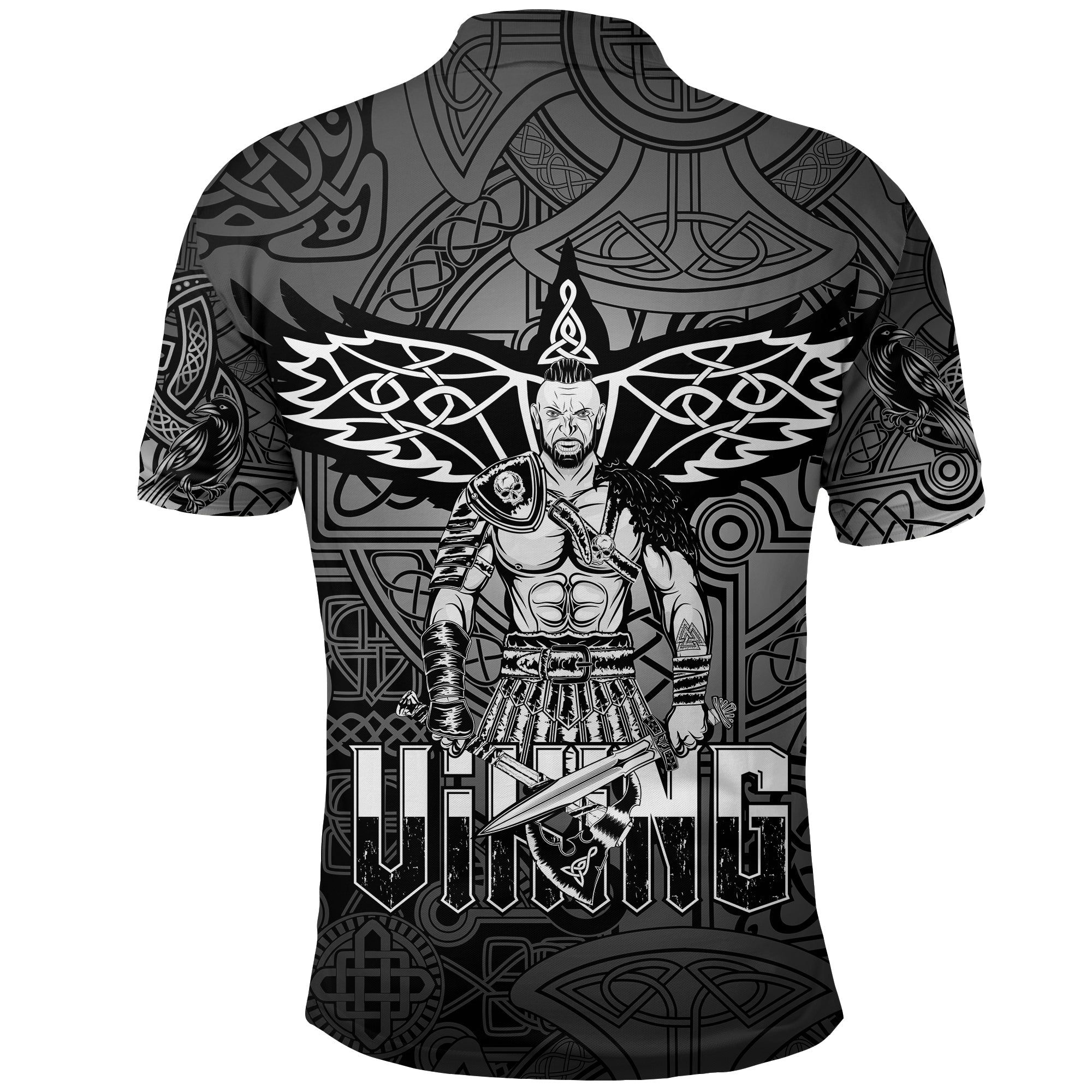Viking Polo Shirt Celtic Warrior RLT12
