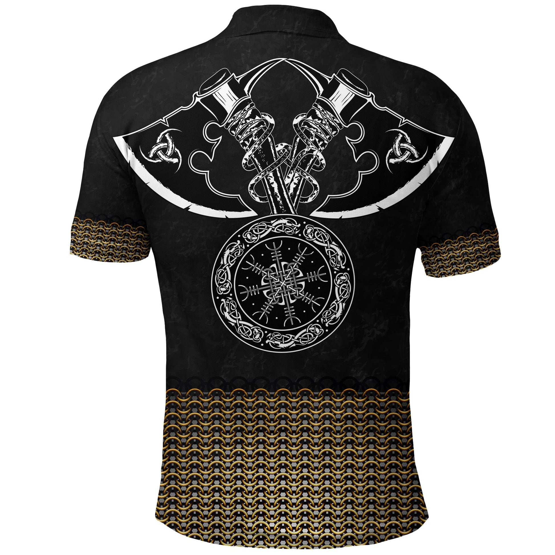 Viking Polo Shirt Armor Odin RLT12