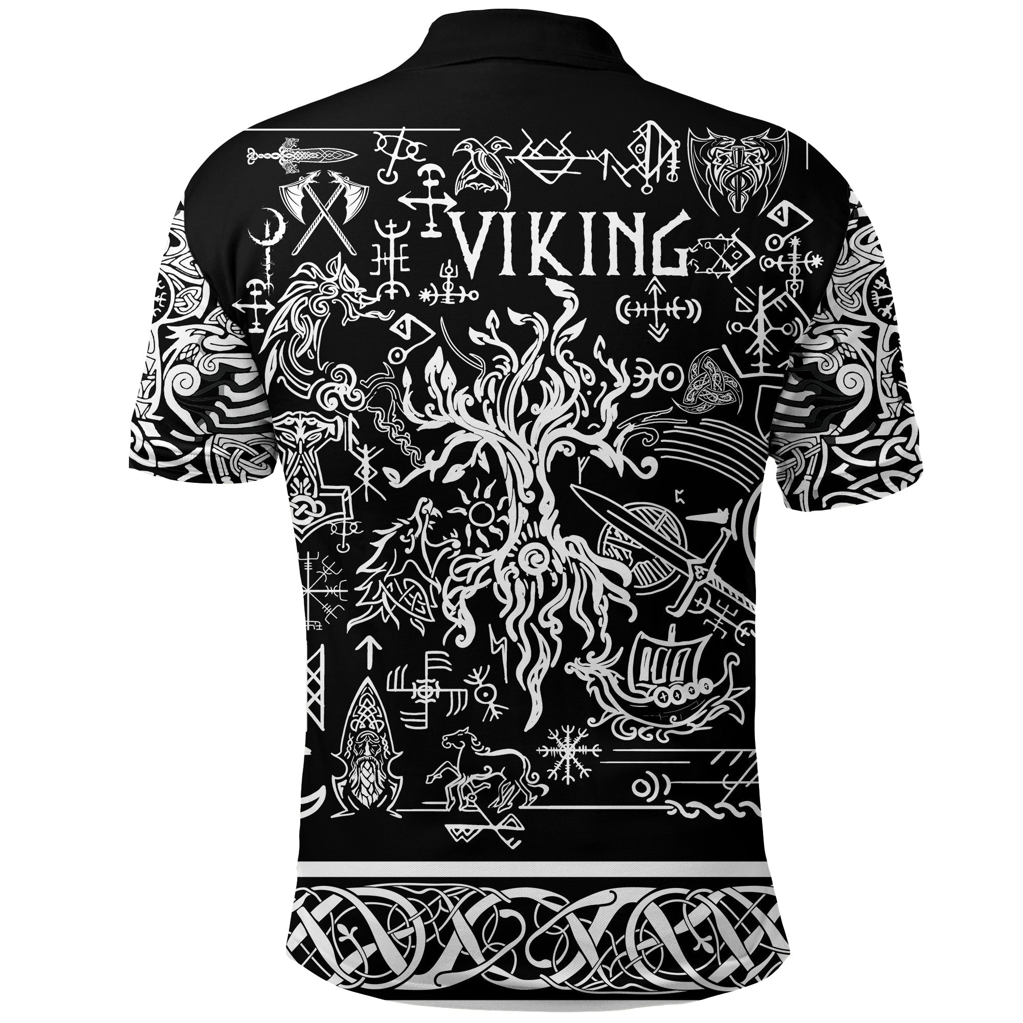 Viking Polo Shirt Symbol RLT12