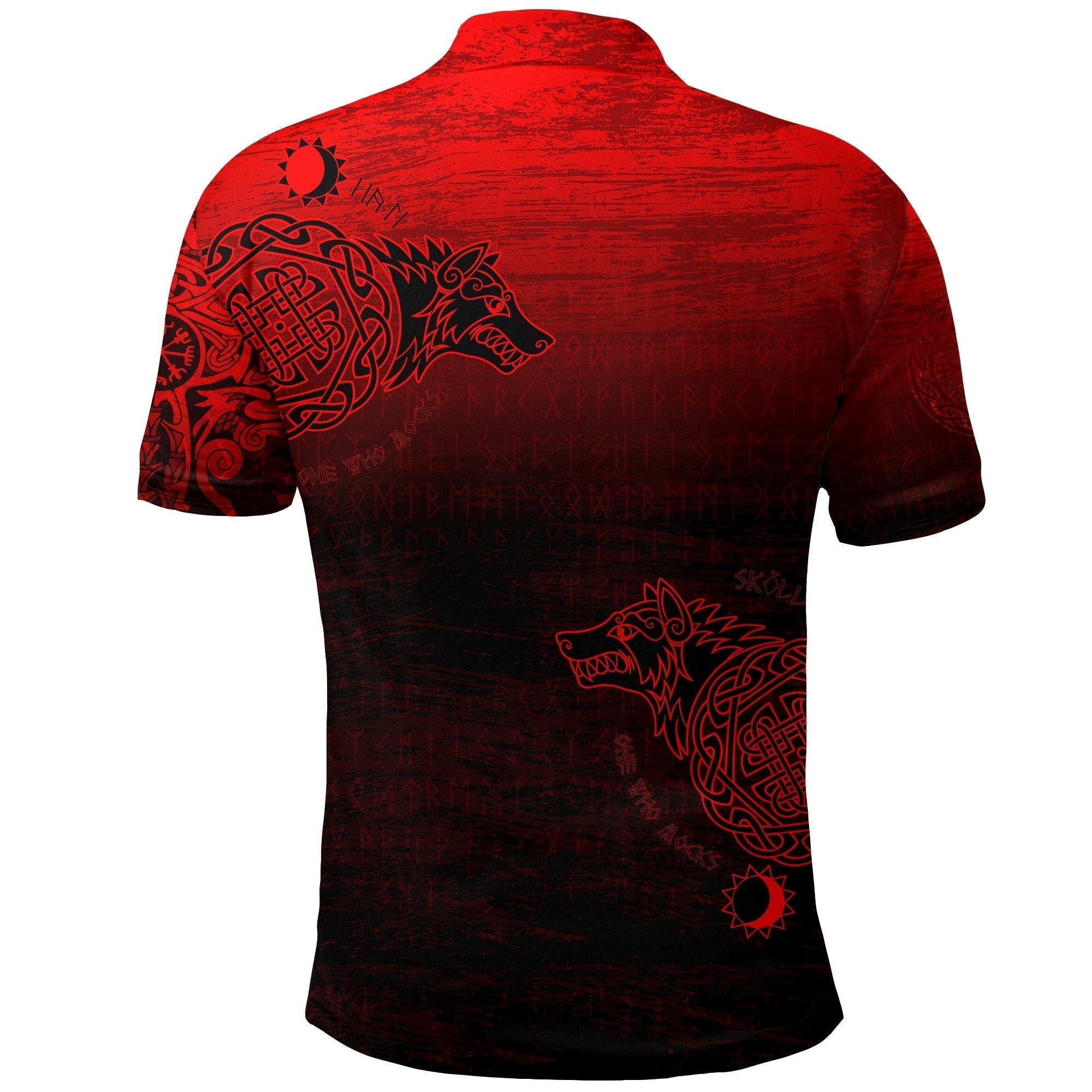 Viking Polo Shirt, Skoll and Hati RLT12