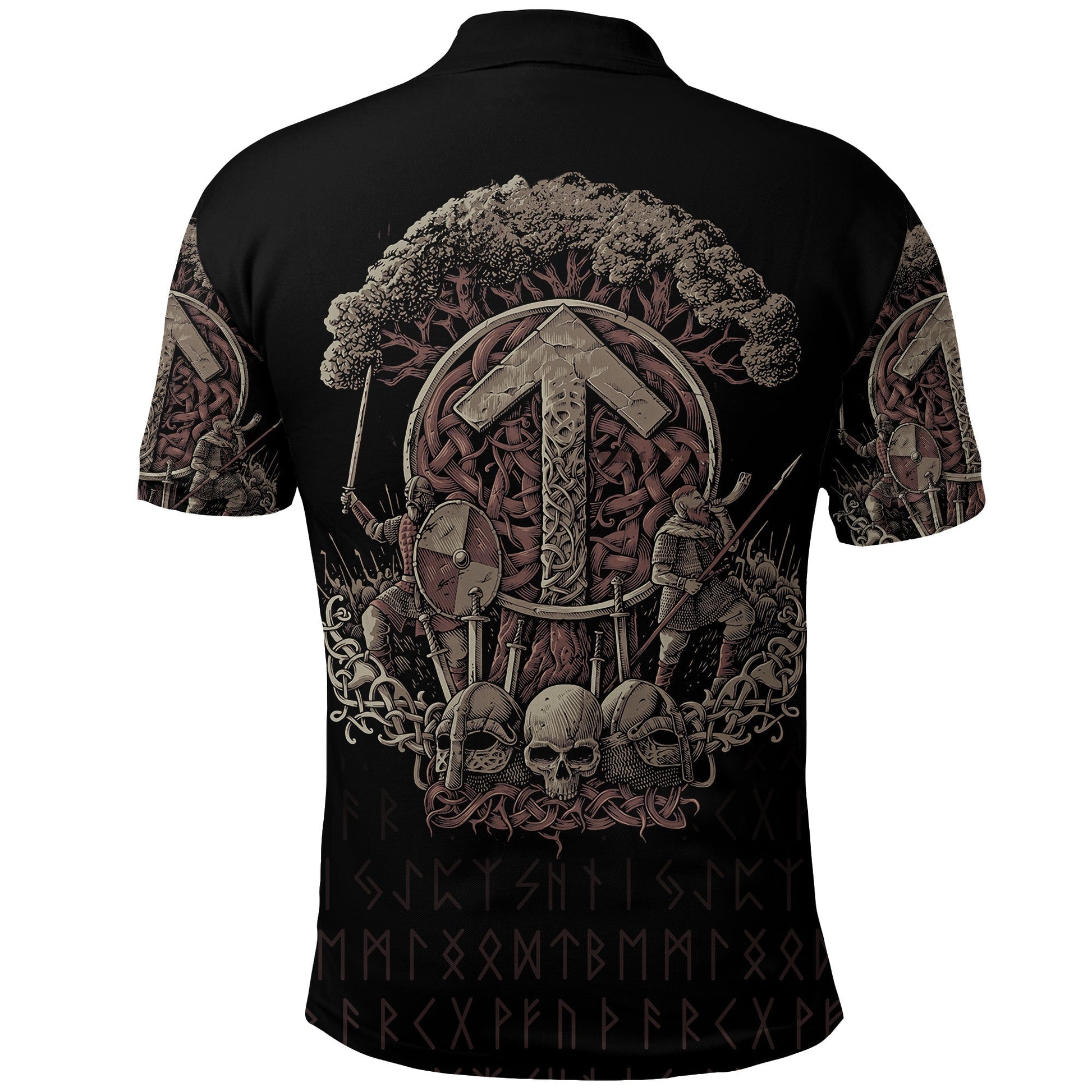 Viking Polo Shirt Teiwaz Rune RLT12