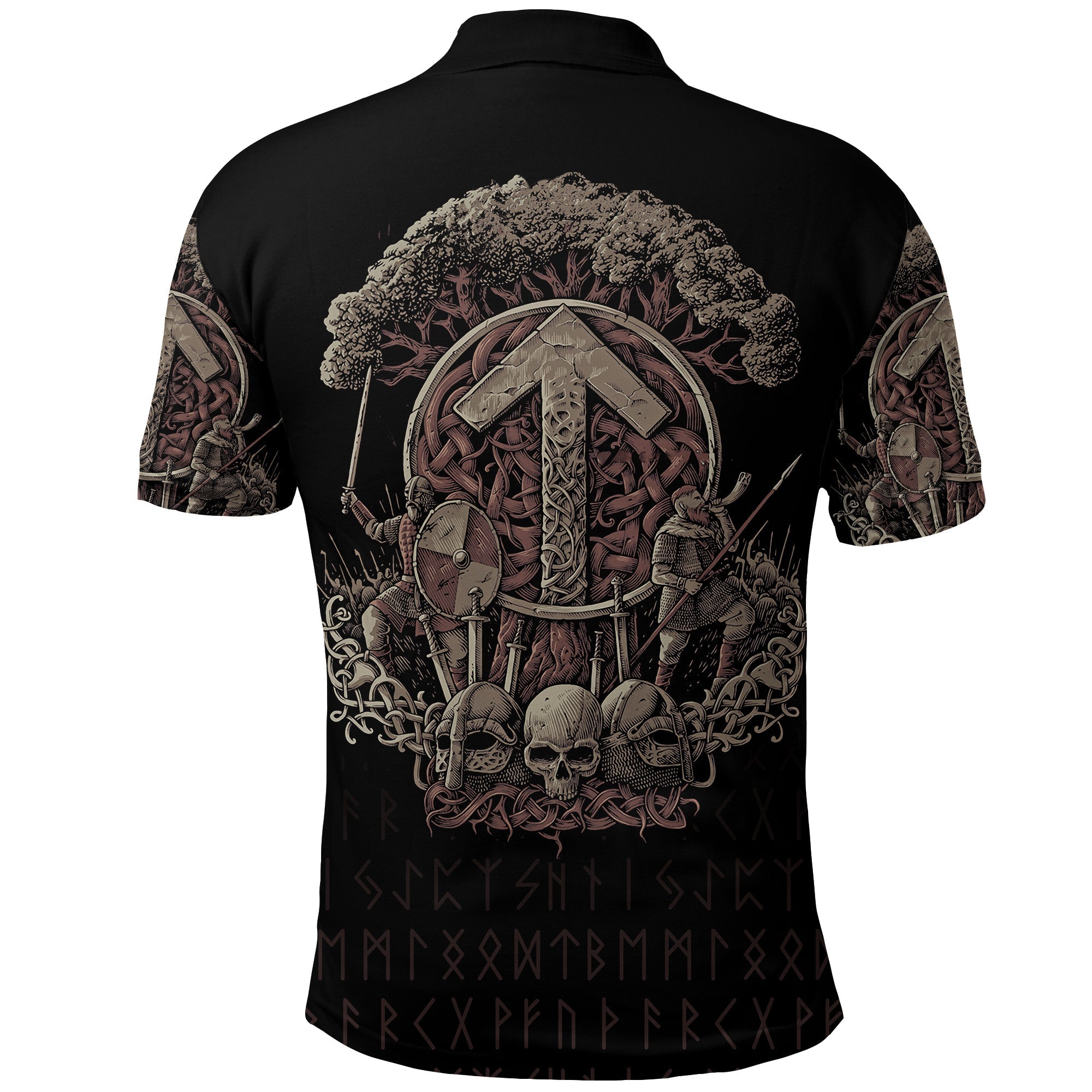 Viking Polo Shirt Teiwaz Rune RLT12