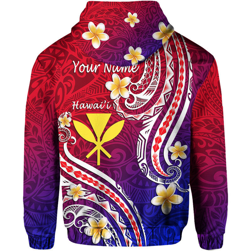 Custom Hawaii Hoodie Polynesian Line Style LT9