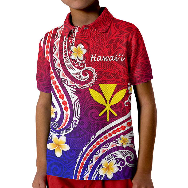 Hawaii Polo Shirt Polynesian Line Style LT9