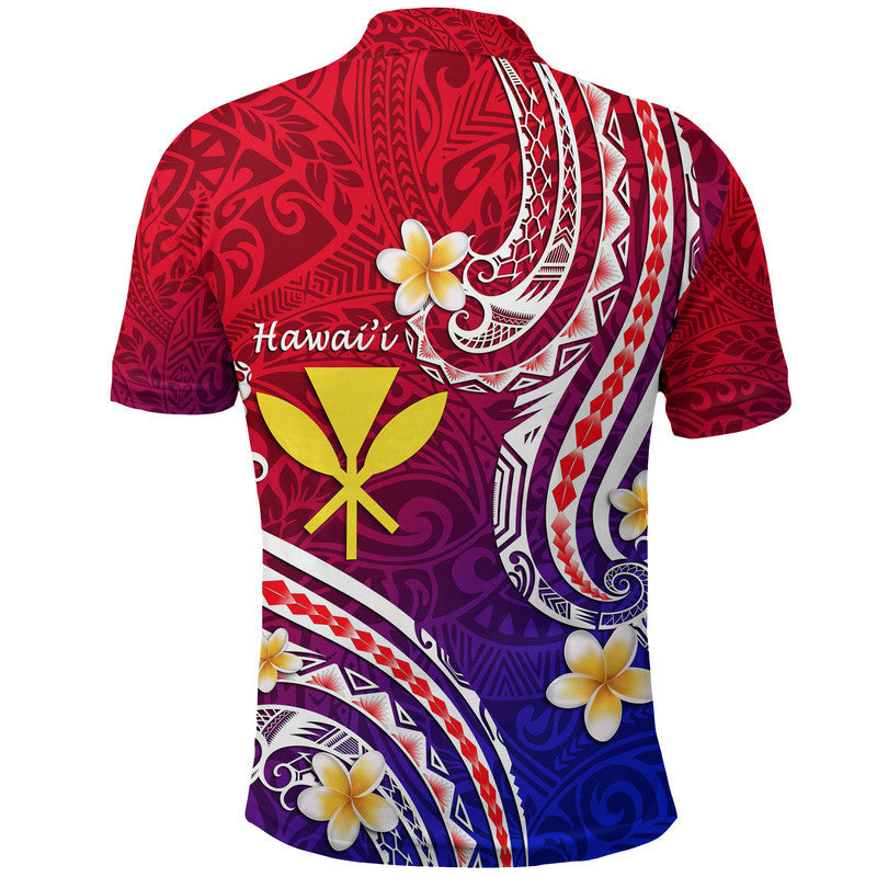 Hawaii Polo Shirt Polynesian Line Style LT9