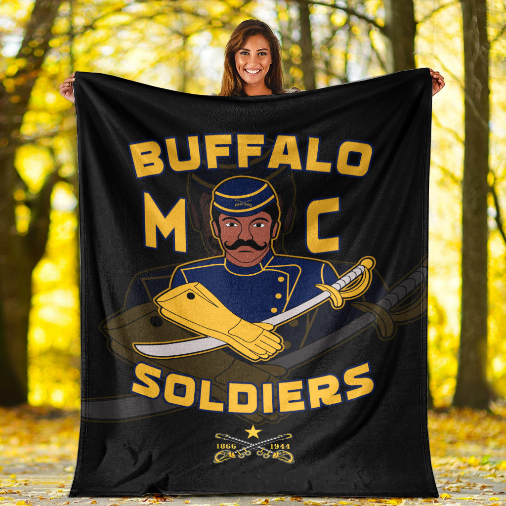 Buffalo Soldiers Premium Blanket BSMC Club Adore Motorcycle