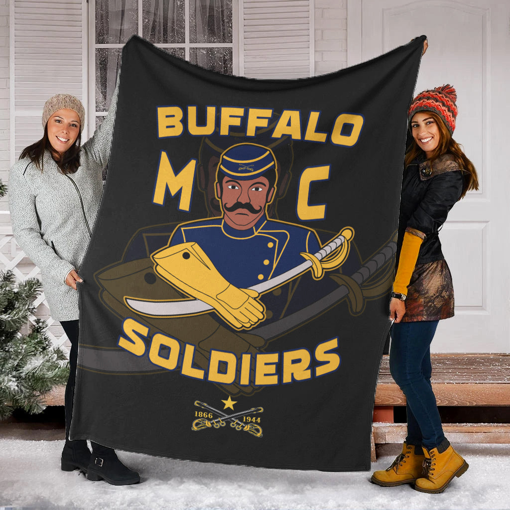 Buffalo Soldiers Premium Blanket BSMC Club Adore Motorcycle