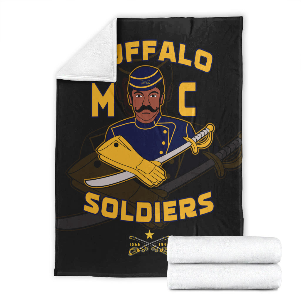 Buffalo Soldiers Premium Blanket BSMC Club Adore Motorcycle
