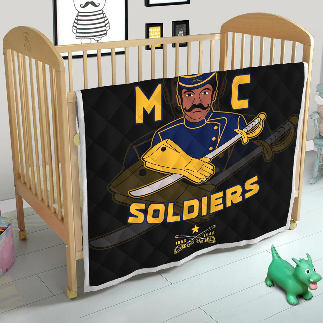 Buffalo Soldiers Premium Quilt BSMC Club Adore Motorcycle