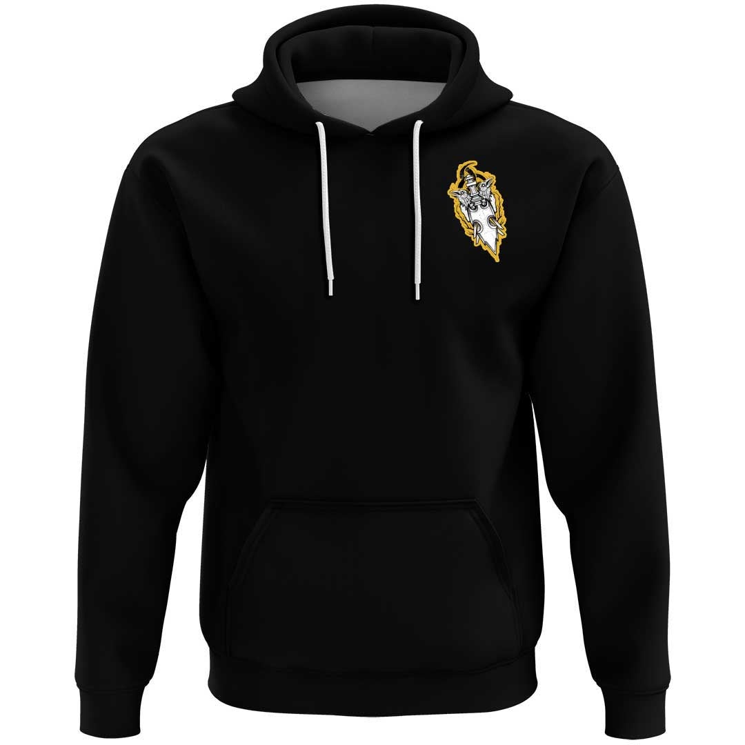 Viking Clothing Viking Raven Art Inspired Moves Drawn As A Hoodie RLT12