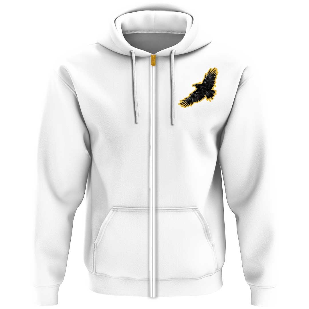 Viking Clothing Viking Raven Bird In Flight Hoodie RLT12