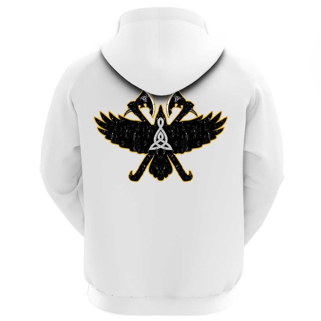 Viking Clothing Viking Raven and DoubleRavens Hoodie RLT12