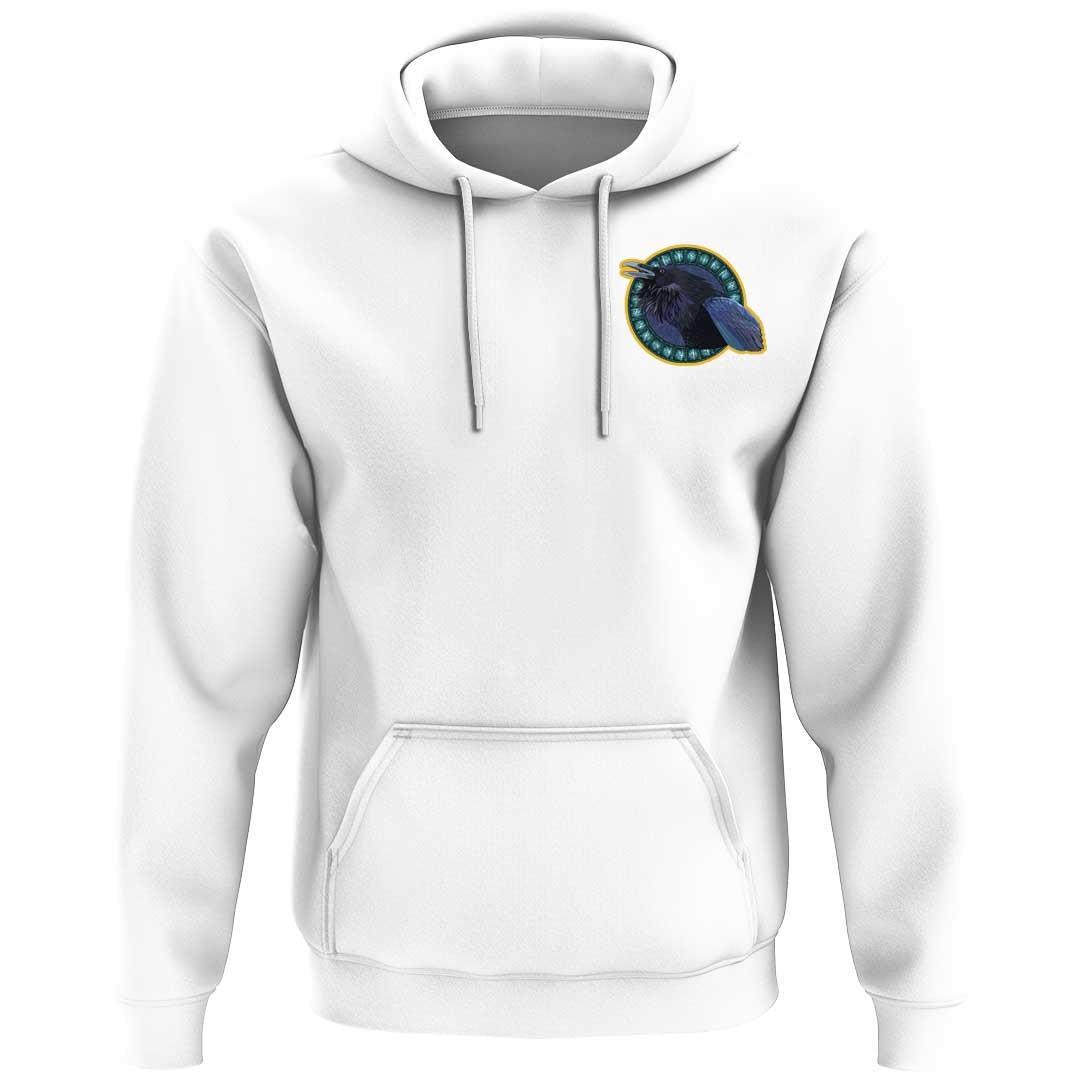 Viking Clothing Viking Raven and Runes Hoodie RLT12