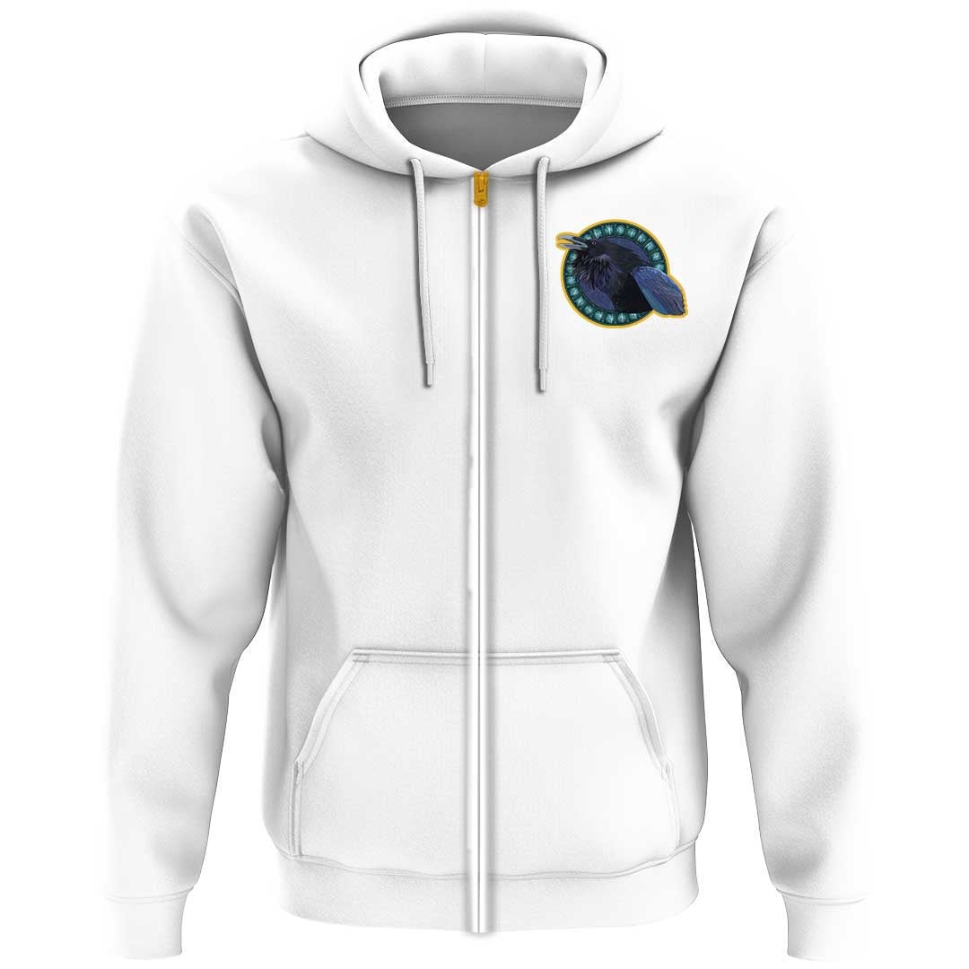 Viking Clothing Viking Raven and Runes Hoodie RLT12