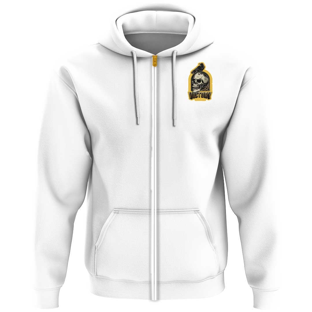 Viking Clothing Viking Raven and Skull Hoodie RLT12