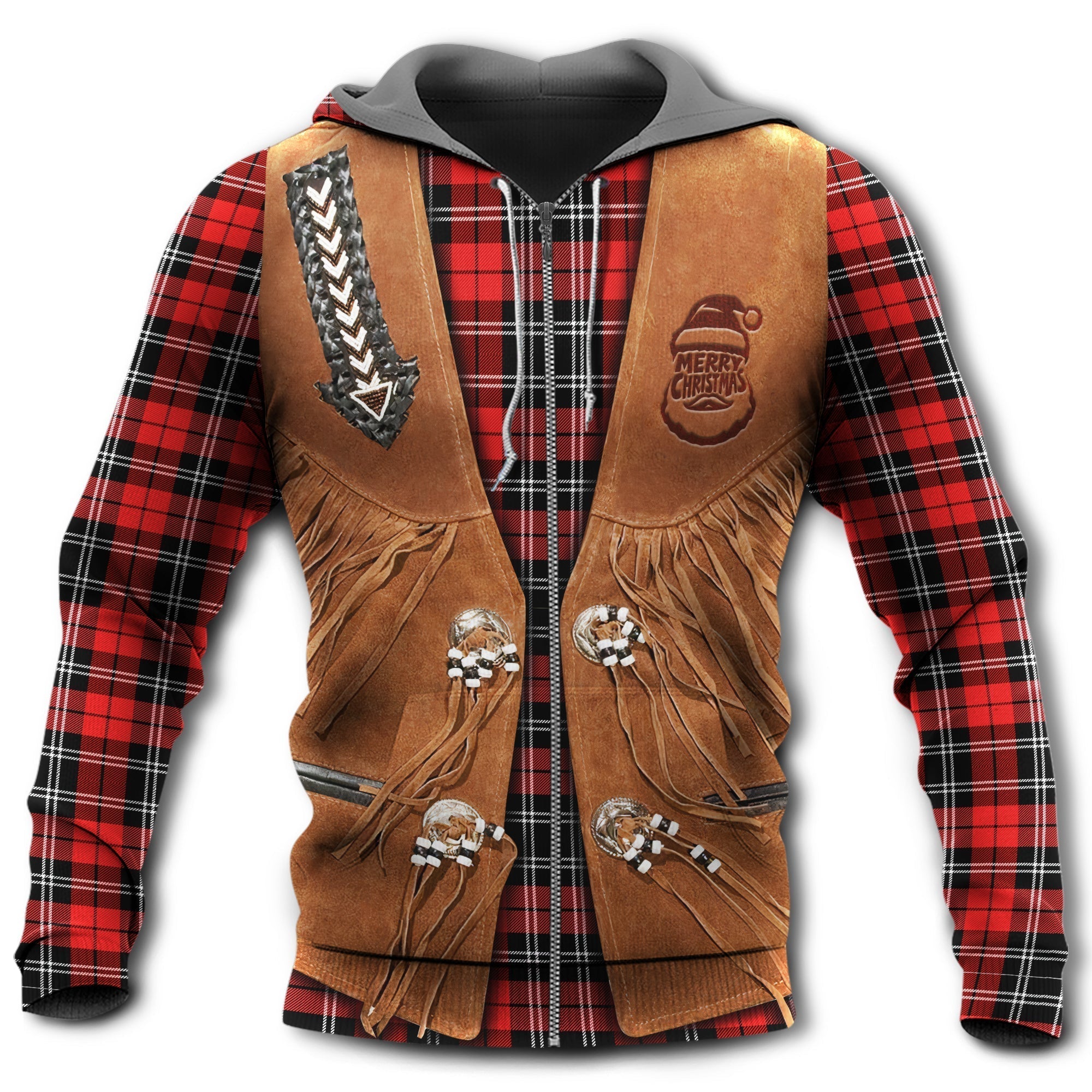 Santa Cowboy Christmas So Beautiful Hoodie