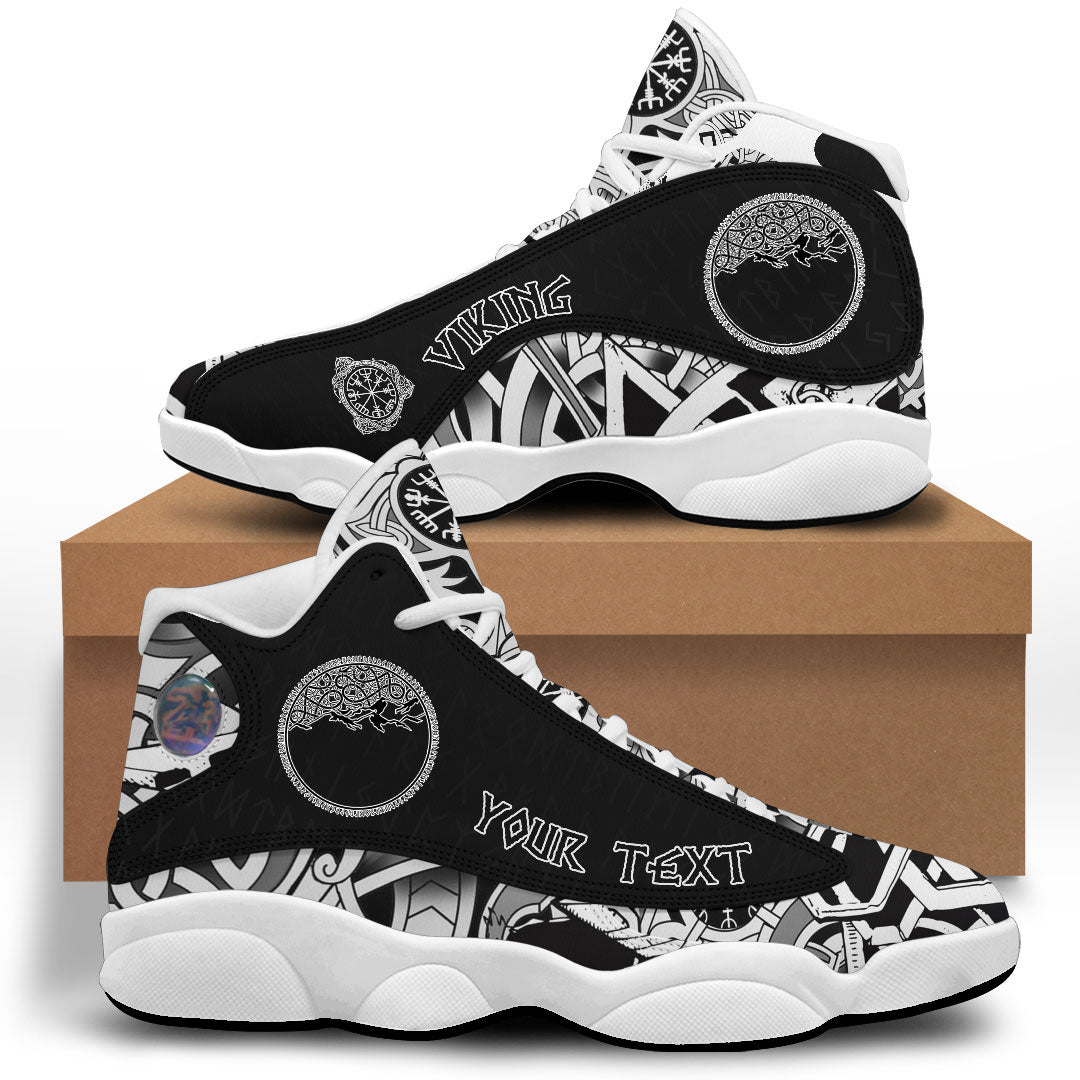 (Custom) Viking - Scandinavian Knot Runes Sneakers J13 RLT12