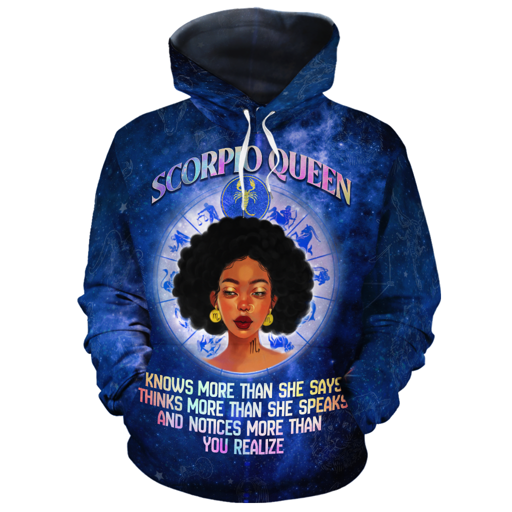 African Hoodie Scorpio Queens Hoodie