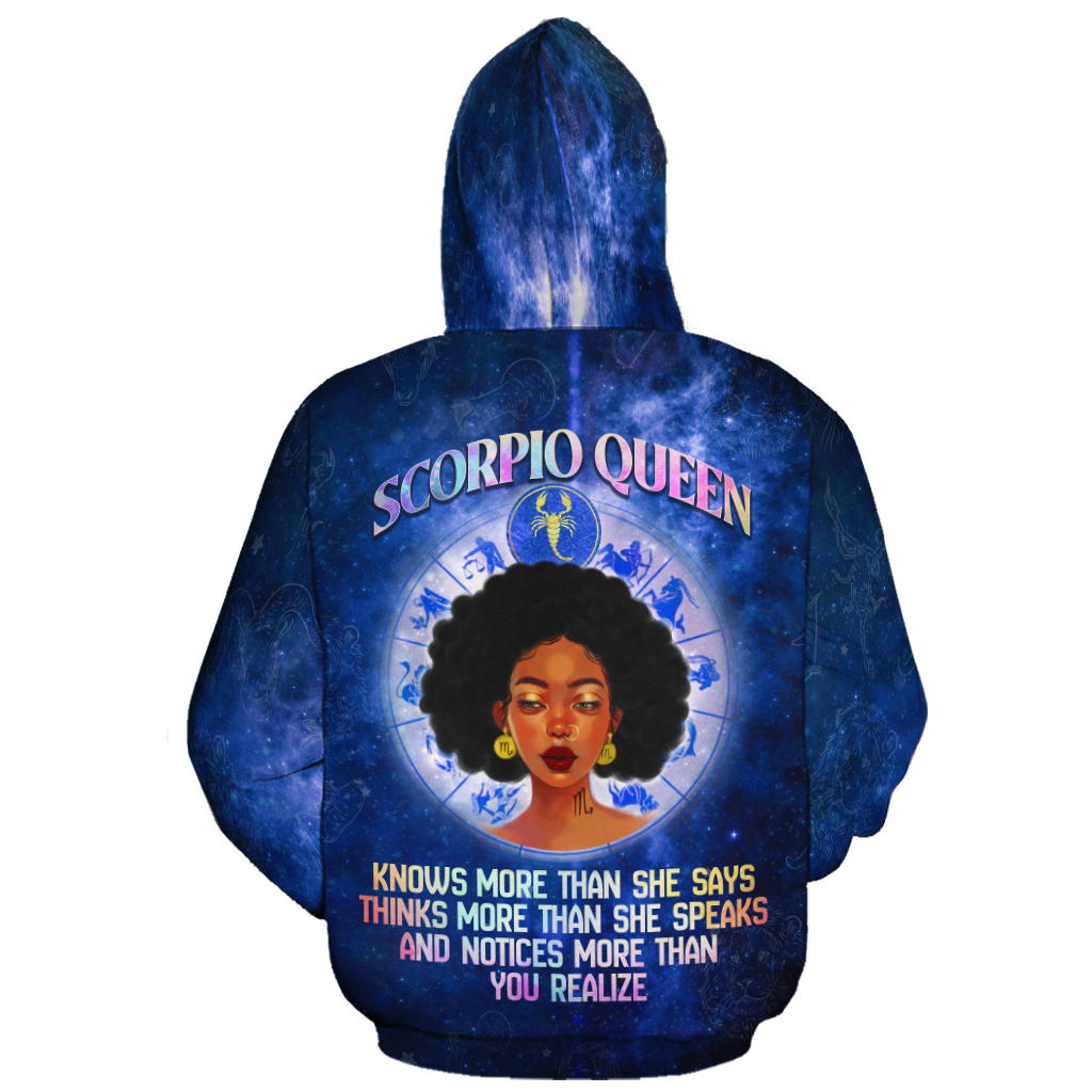African Hoodie Scorpio Queens Hoodie