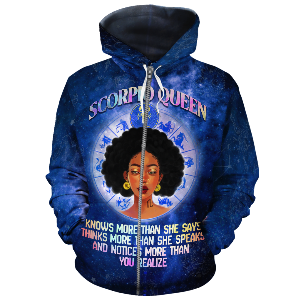 African Hoodie Scorpio Queens Hoodie