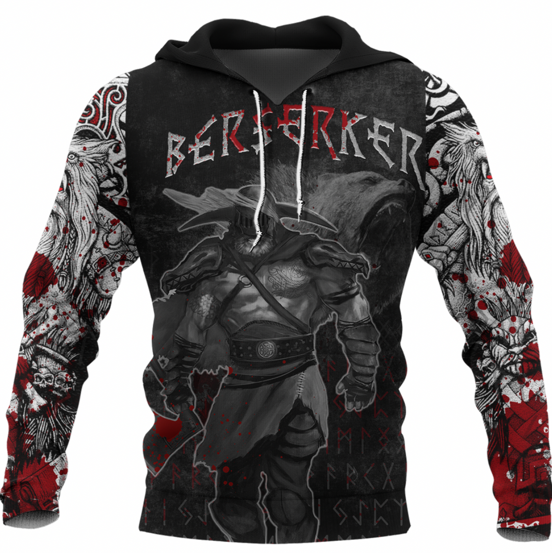 Viking Clothing Berkerser Warriors Hoodie RLT12