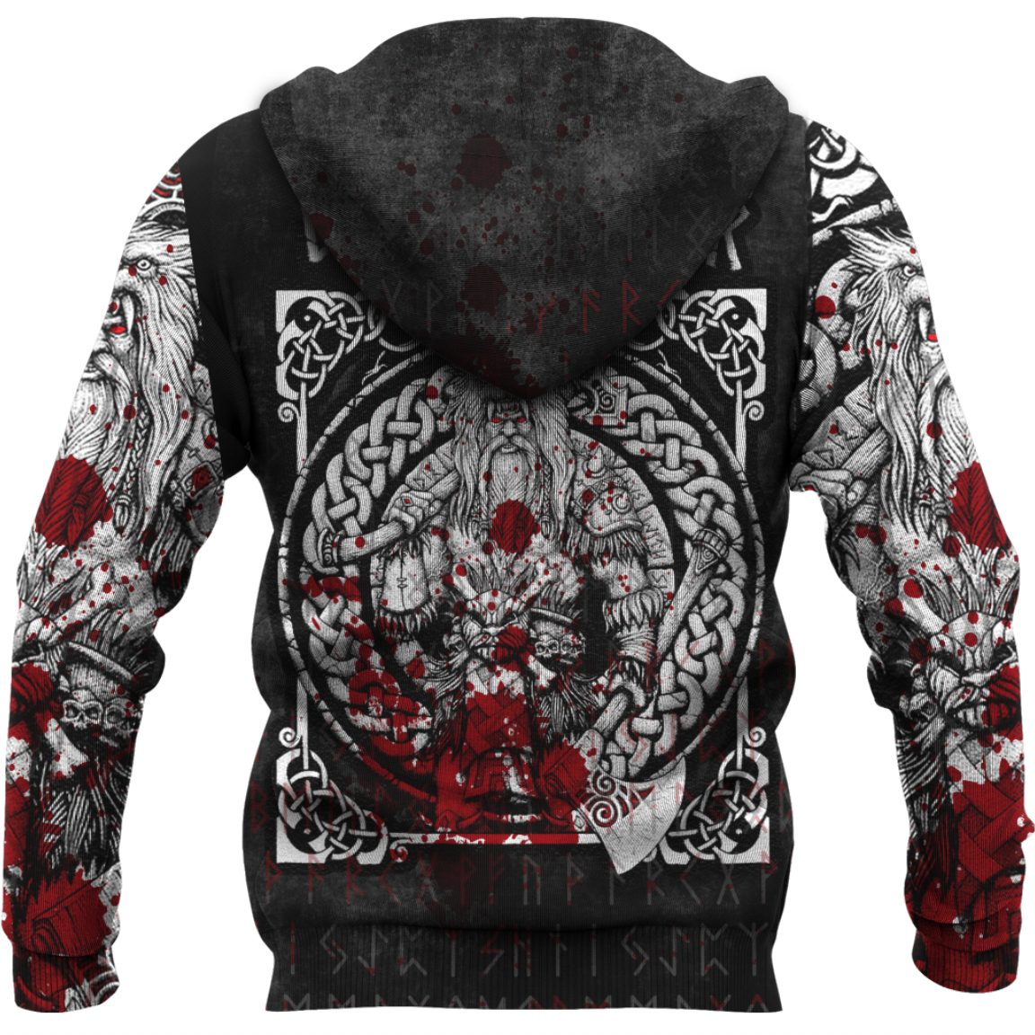 Viking Clothing Berkerser Warriors Zip Hoodie RLT12