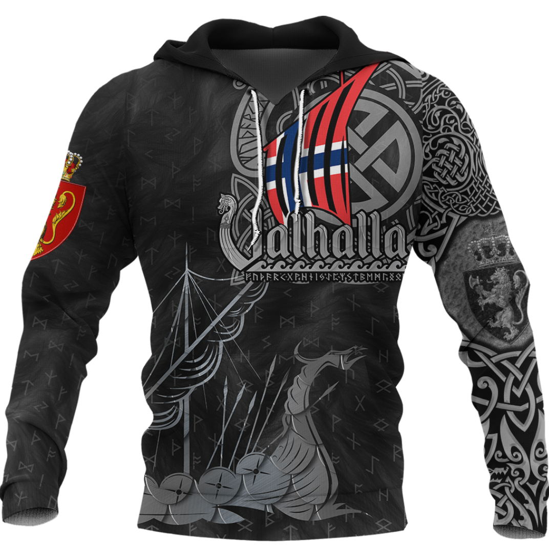 Viking Clothing Viking Norway Drakkar Hoodie RLT12