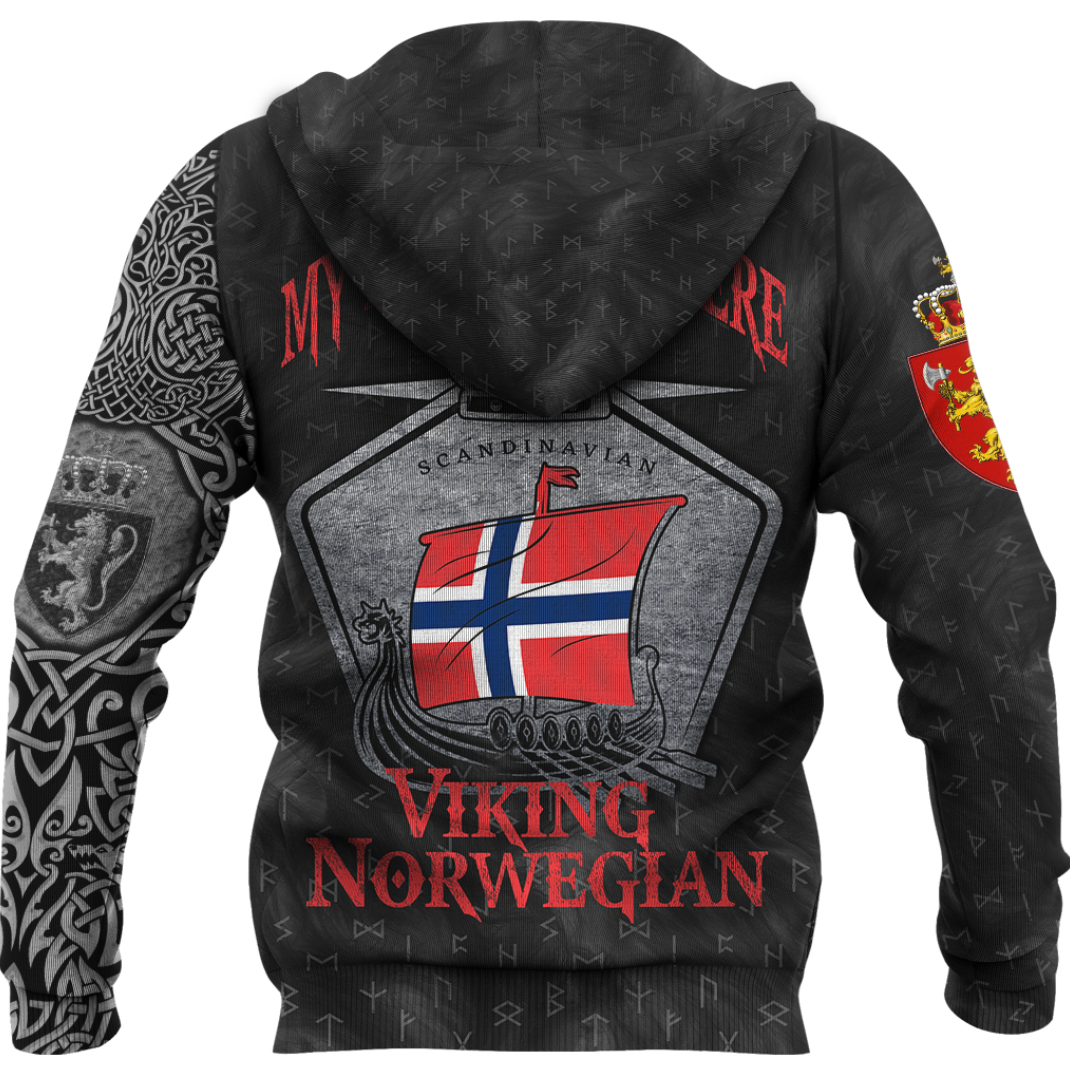 Viking Clothing Viking Norway Drakkar Hoodie RLT12