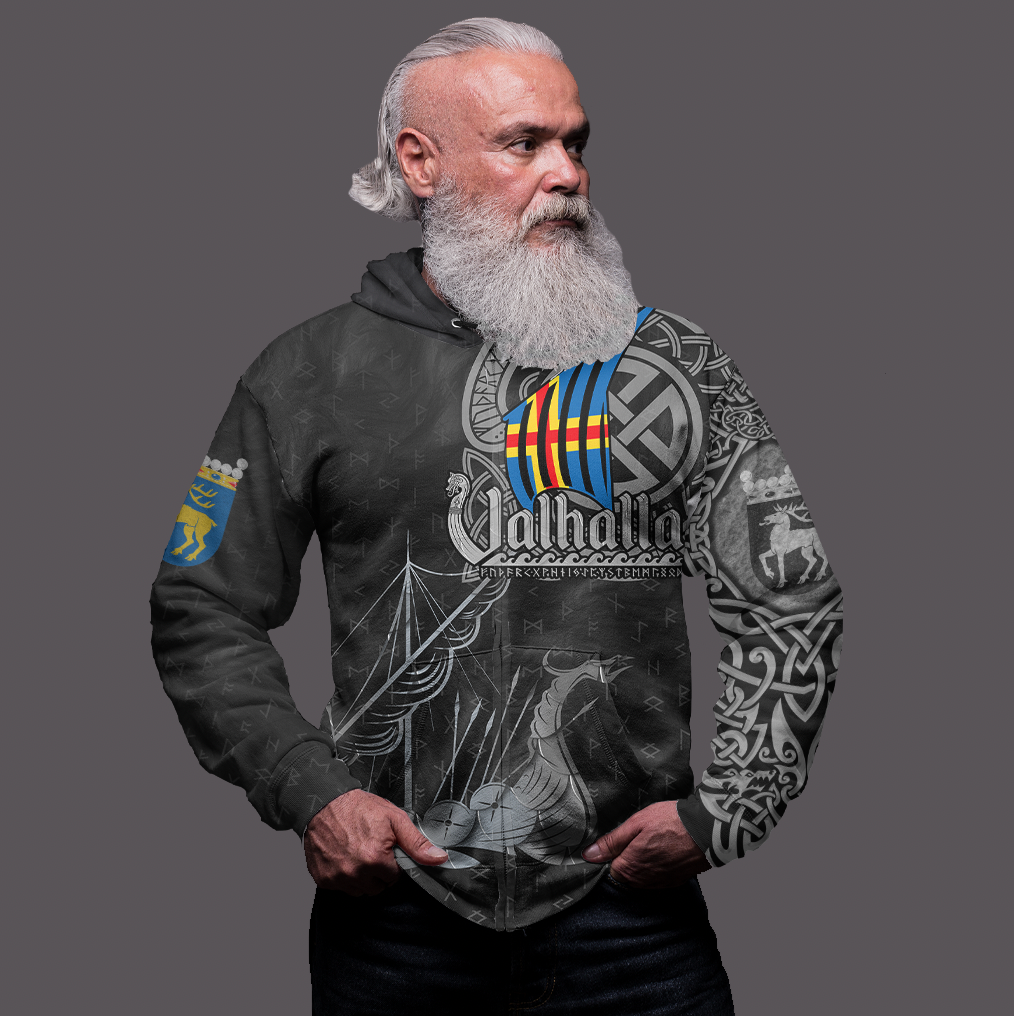 Viking Clothing Viking land Drakkar Zip Hoodie RLT12