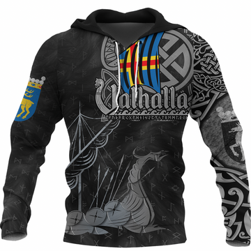 Viking Clothing Viking land Drakkar Hoodie RLT12