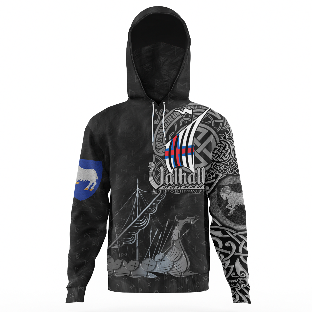 Viking Faroe Islands Drakkar Gaiter Hoodie RLT12