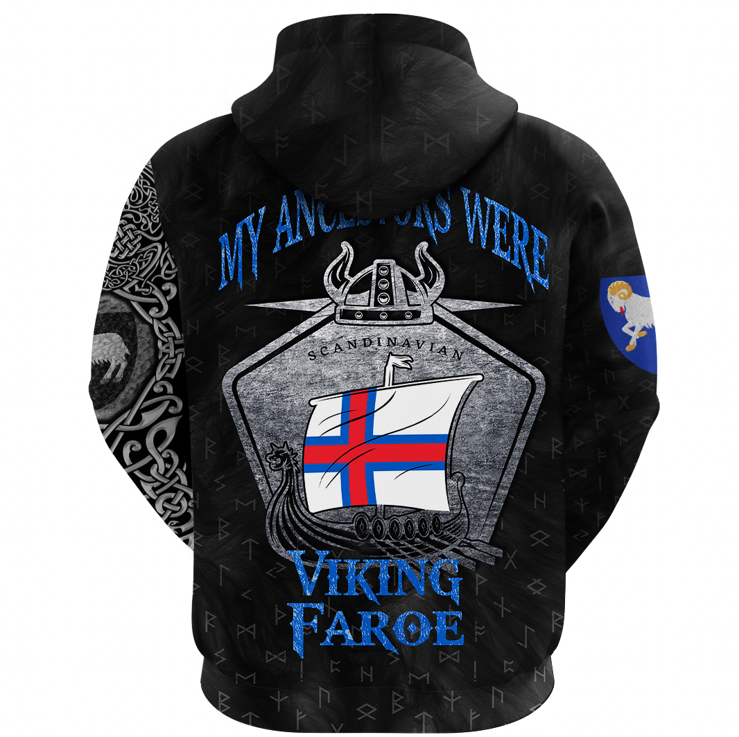 Viking Faroe Islands Drakkar Gaiter Hoodie RLT12