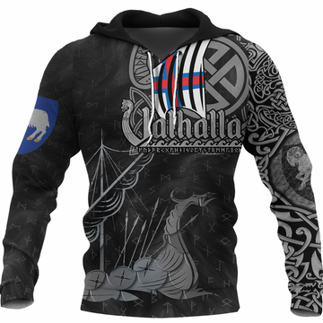Viking Faroe Islands Drakkar Hoodie RLT12