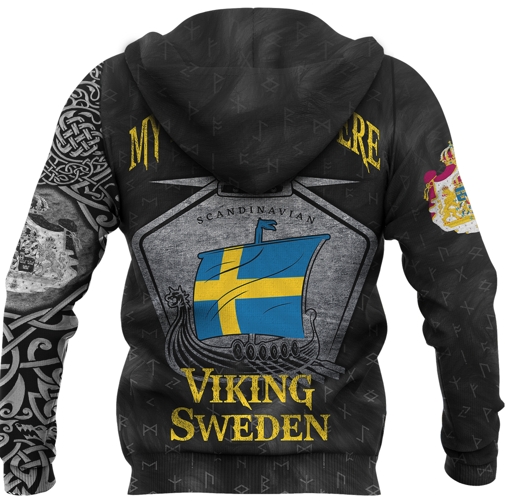 Viking Clothing Viking Sweden Drakkar Hoodie RLT12