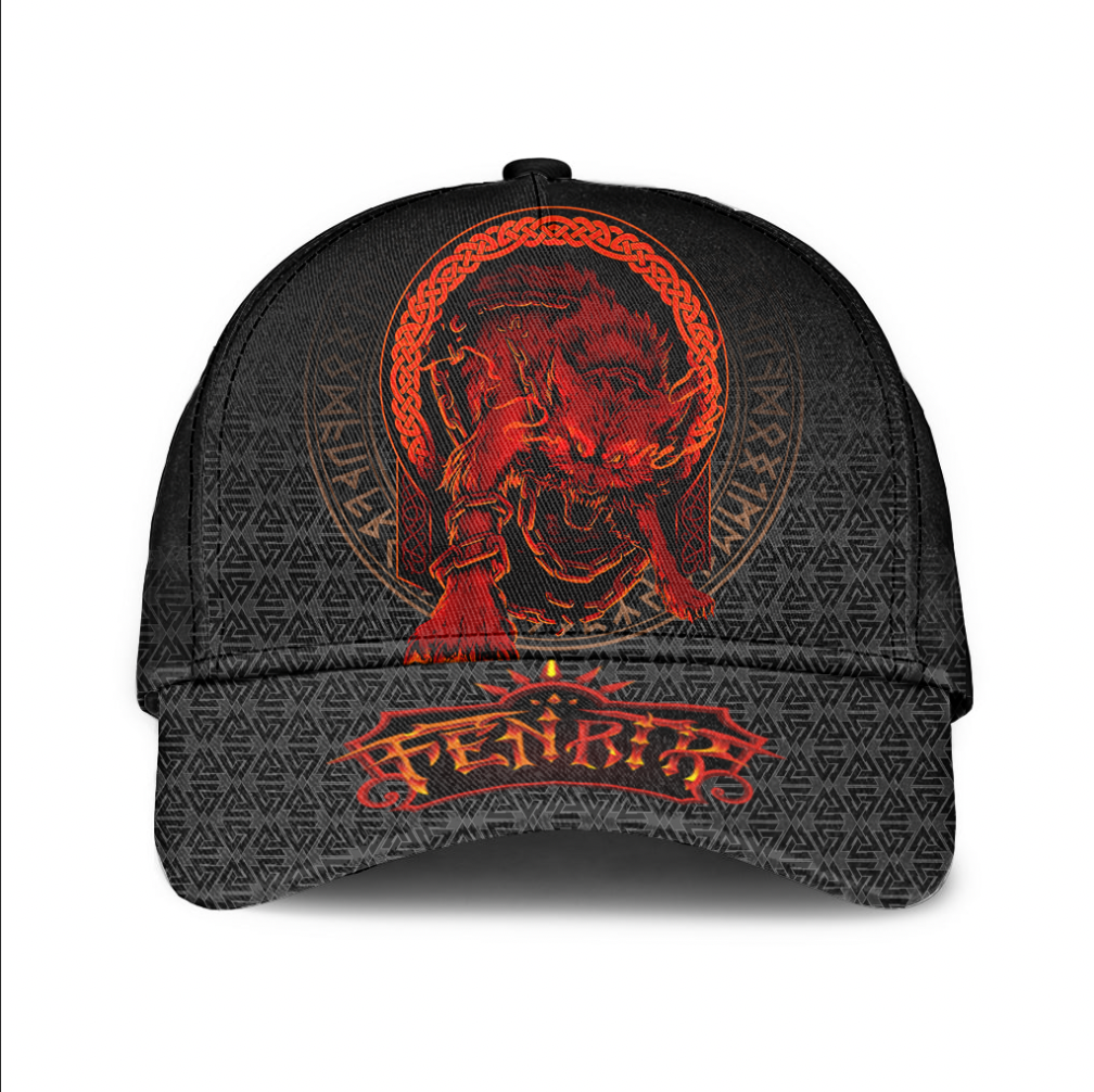 Viking Classic Cap Fenrir Norse 3D Classic Cap RLT12
