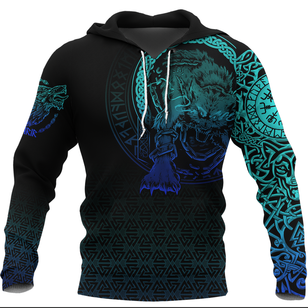 Viking Clothing Viking Fenrir Norse 3D Special Hoodie RLT12