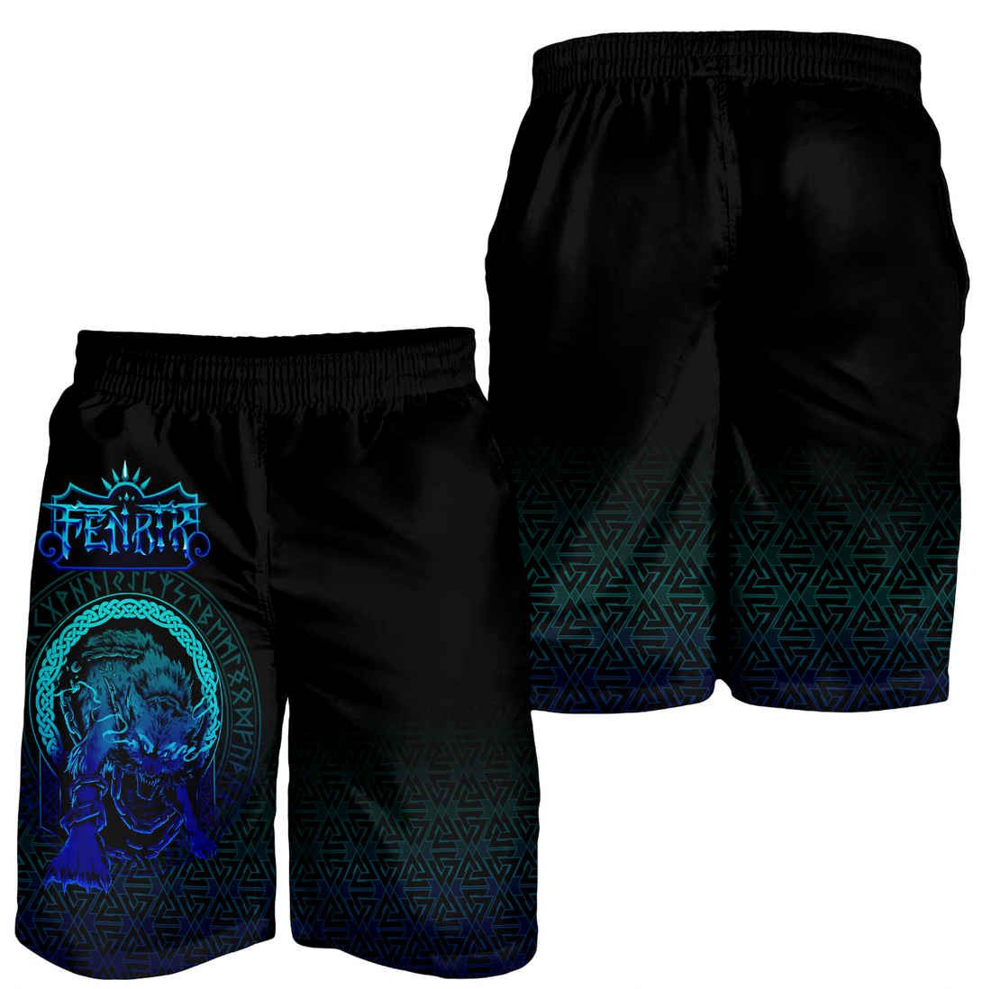 Viking Men's Shorts - Fenrir Norse 3D Special RLT12