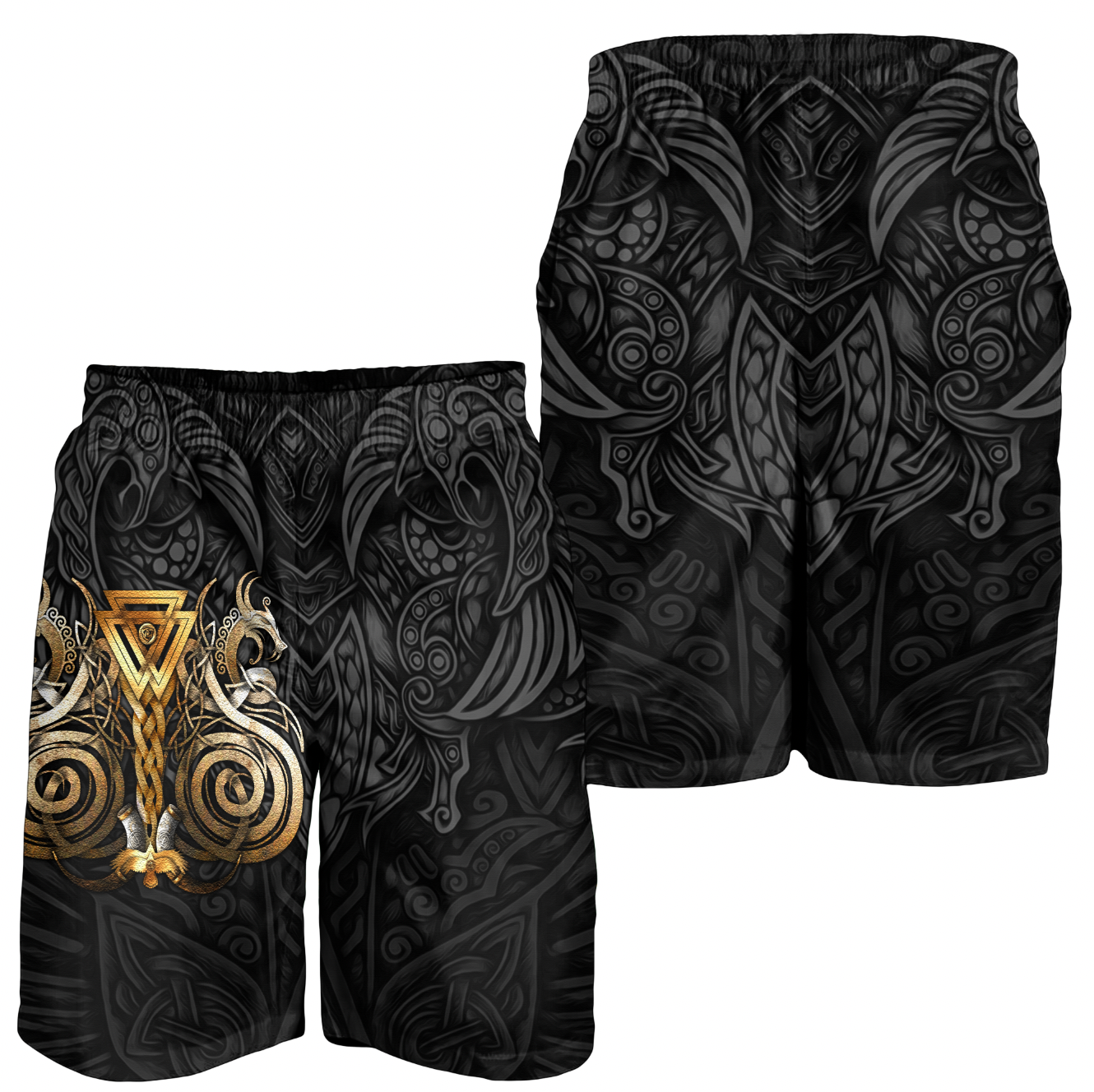 Viking Men's Shorts - Viking Valknut Odin Norse Mythology RLT12