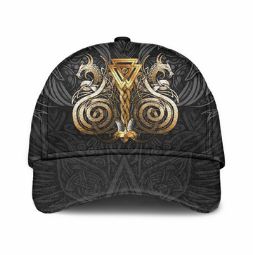 Viking Classic Cap Viking Valknut Odin Norse Mythology Classic Cap RLT12