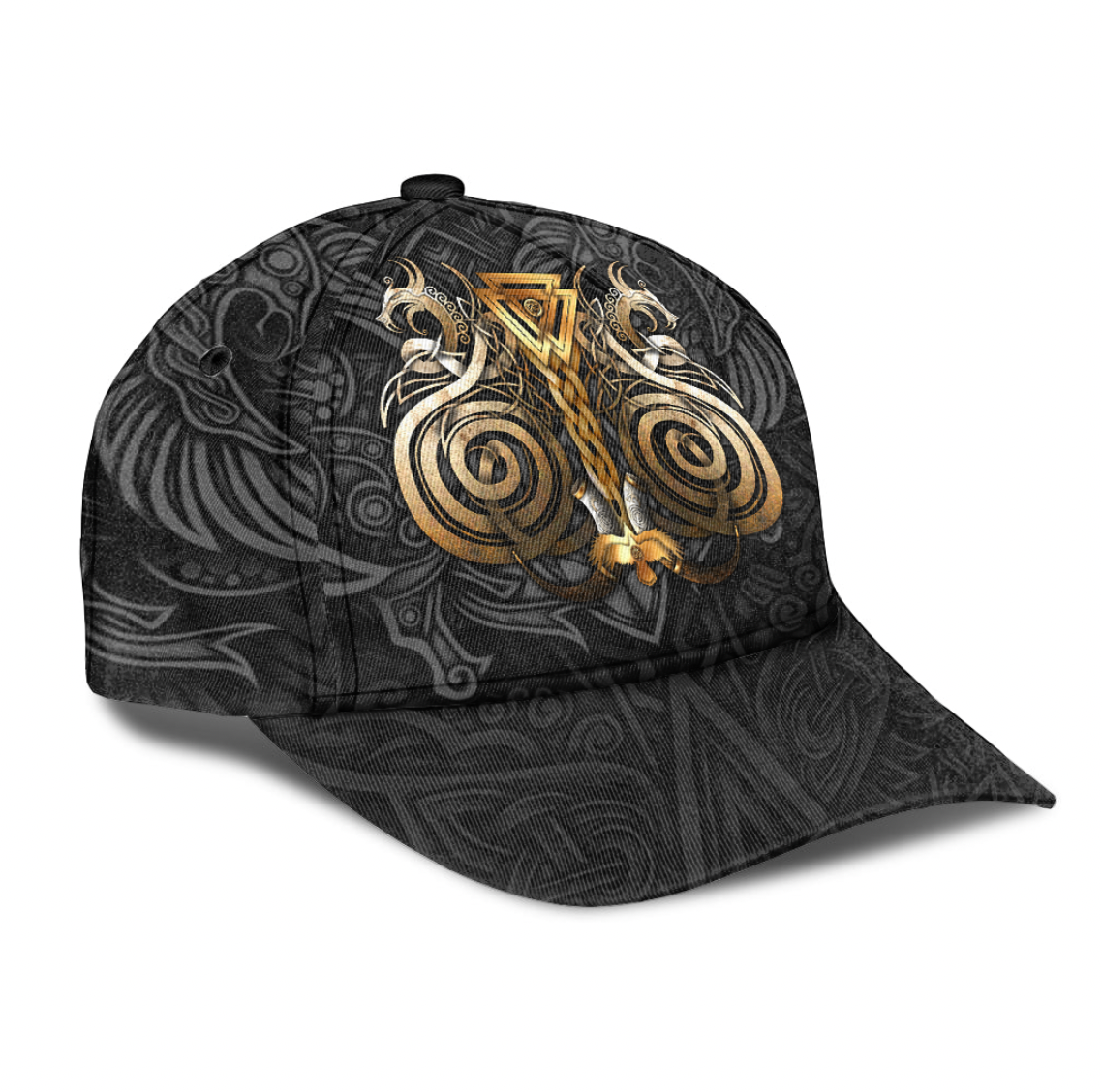 Viking Classic Cap Viking Valknut Odin Norse Mythology Classic Cap RLT12