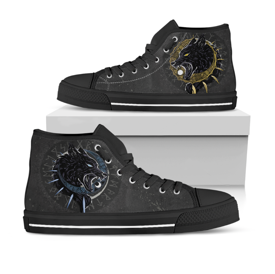 Viking High Top Shoes Viking Skoll and Hati Norse RLT12