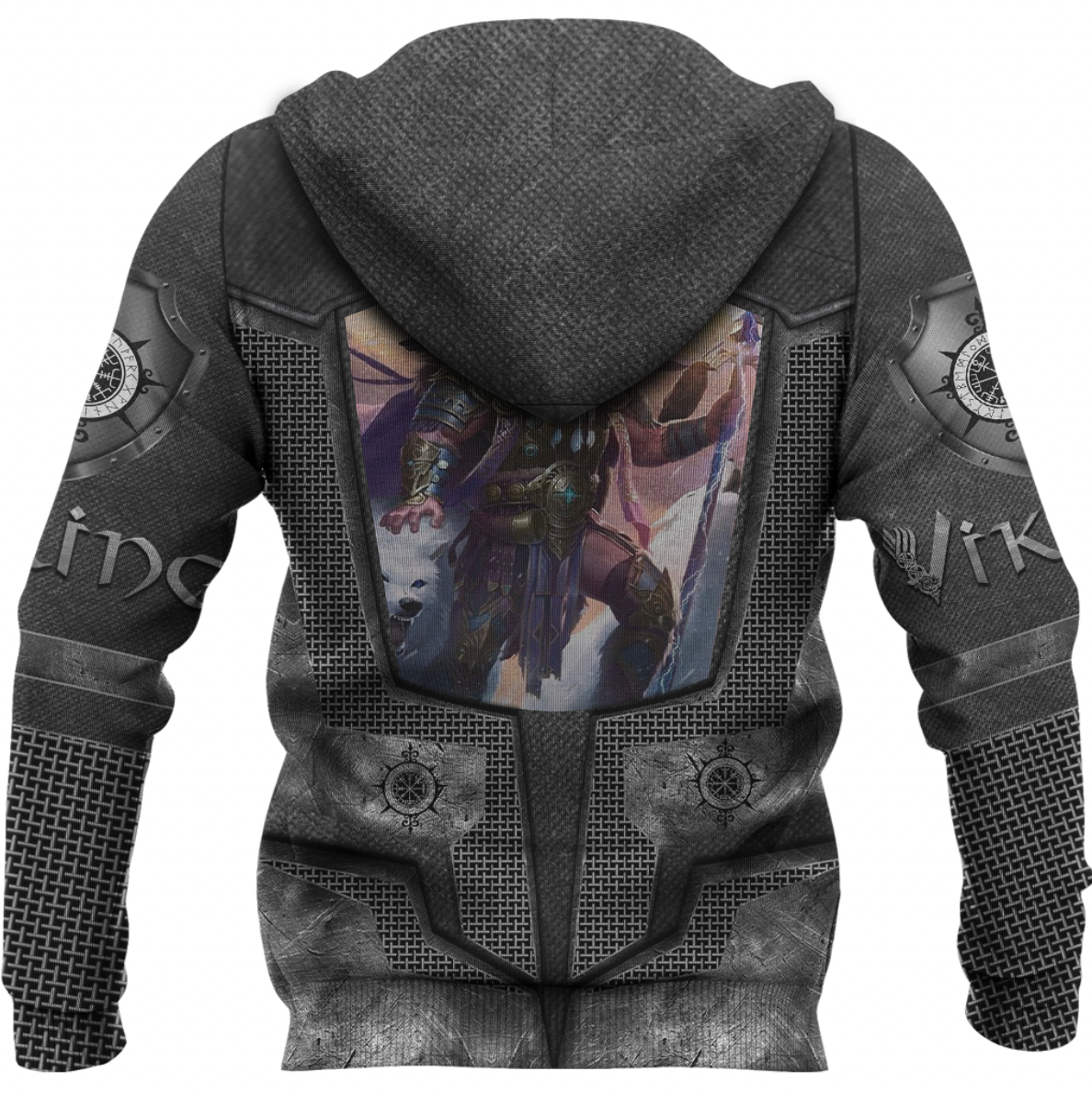 Viking Clothing Armor 3D Style Viking Odin Viking Hoodie RLT12