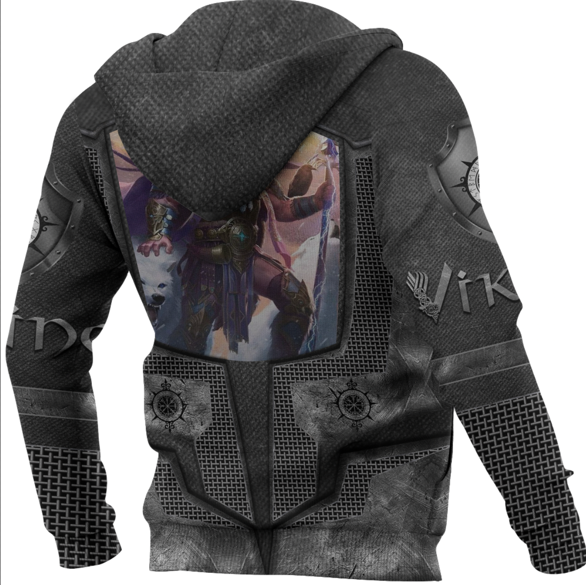 Viking Clothing Armor 3D Style Viking Odin Viking Hoodie RLT12