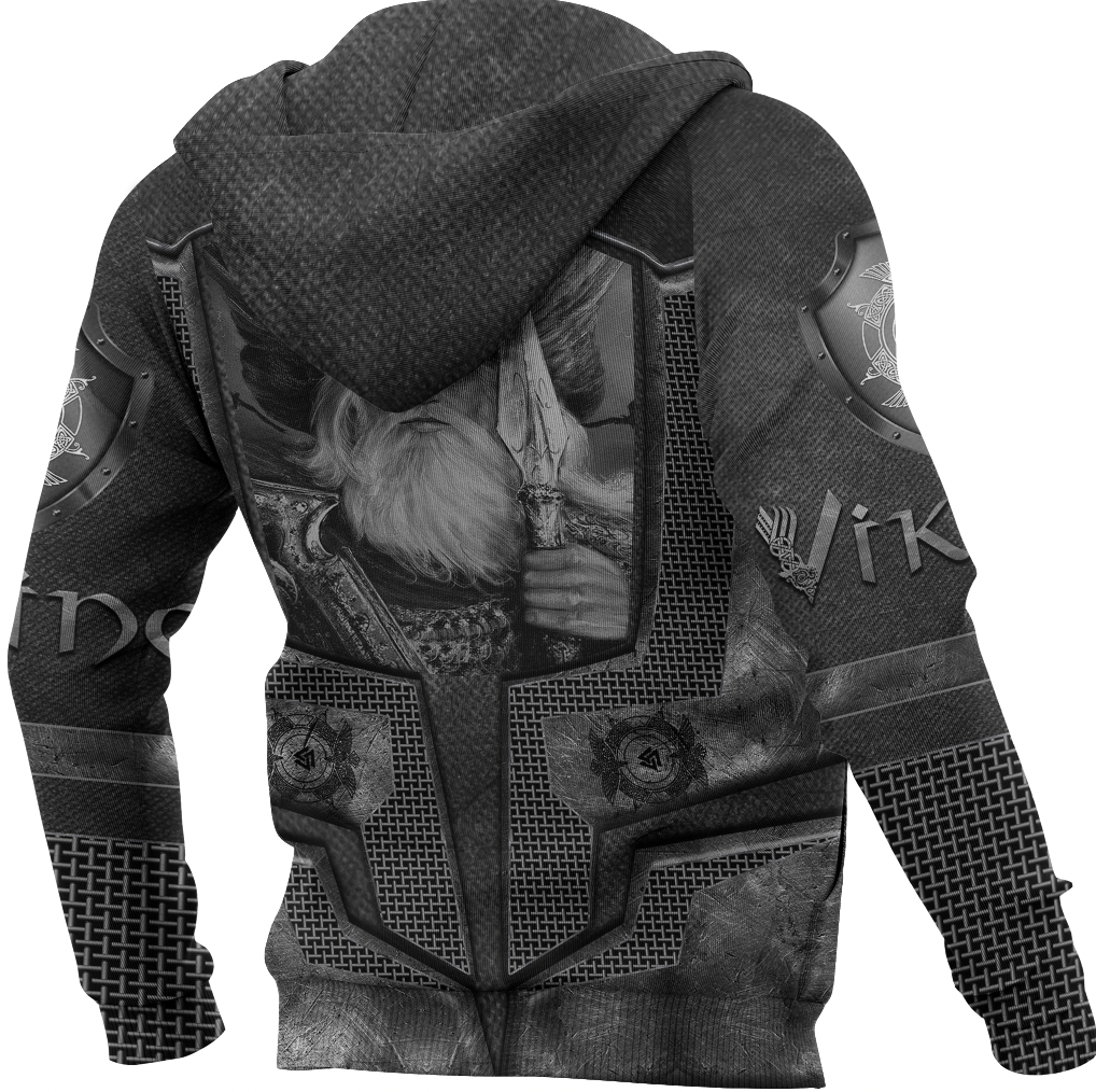 Viking Clothing Armor 3D Style Viking Odin Tattoo Viking Hoodie RLT12