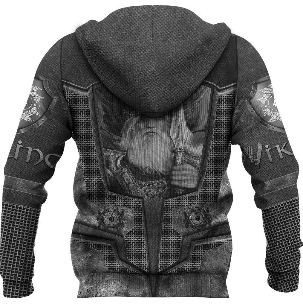 Viking Clothing Armor 3D Style Viking Odin Tattoo Viking Hoodie RLT12