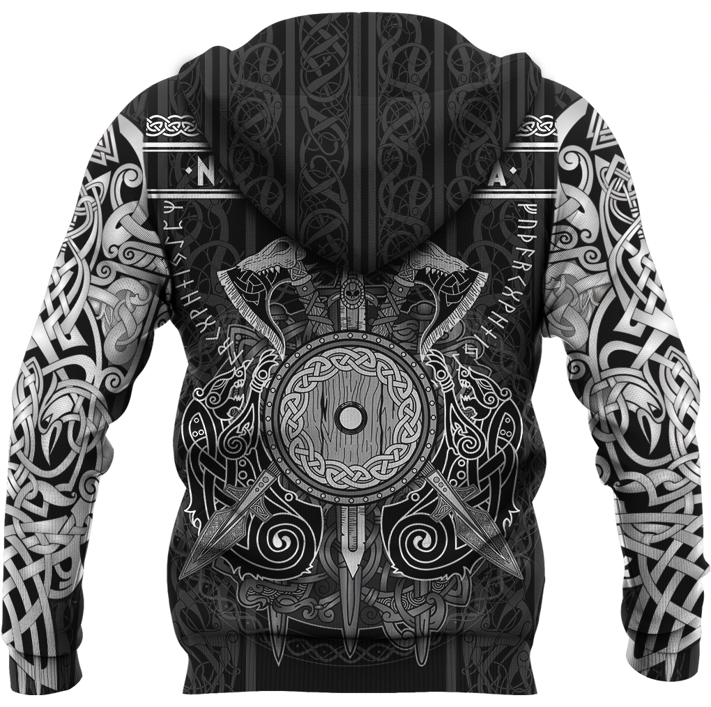 Viking Clothing Viking Valknut Valhalla Celtic Hoodie RLT12
