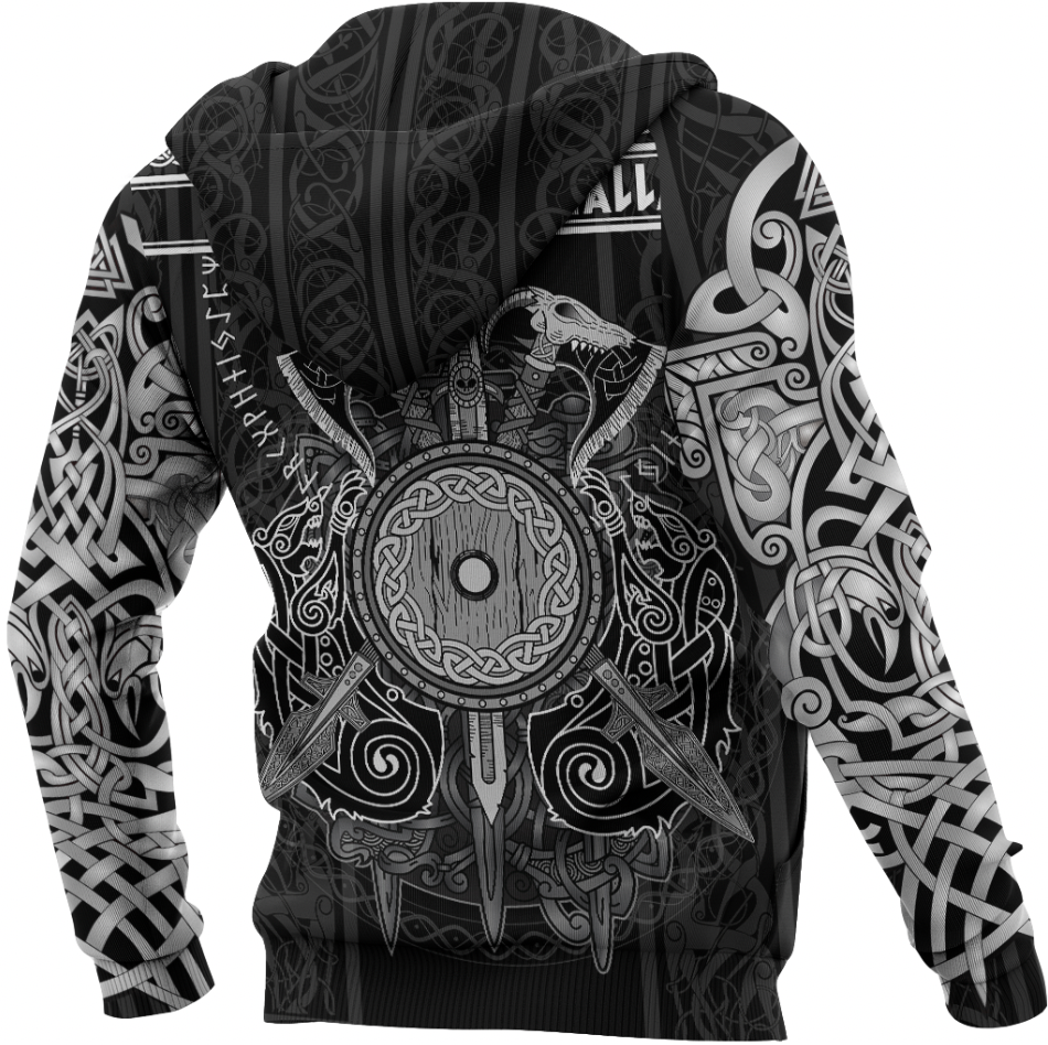 Viking Clothing Viking Valknut Valhalla Celtic Hoodie RLT12