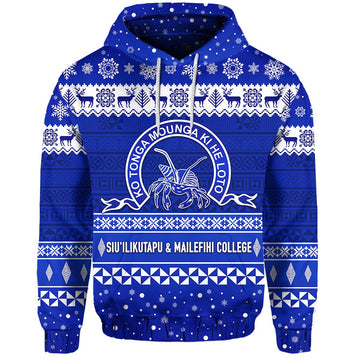 Siuilikutapu and Mailefihi College Christmas Hoodie Simple Style LT8