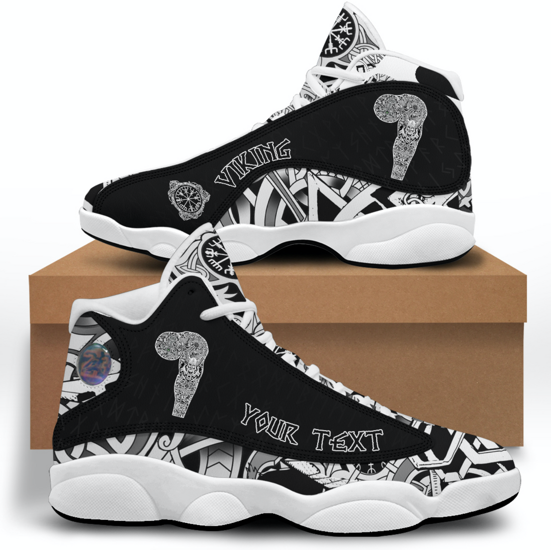(Custom) Viking - Sleeve Tattoo Sneakers J13 RLT12